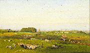 George Inness In the Roman Campagna